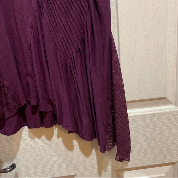 FP Tunic Dress Small Like New Burgundy Asymetrical - Picture 2 of 9